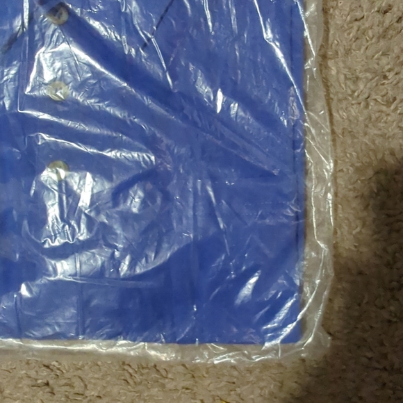 💢FREE with 2 Pc. Bundle💢 Knit Men's Polo Shirt Jersey Haband Brand Blue XX NWT - Picture 5 of 8